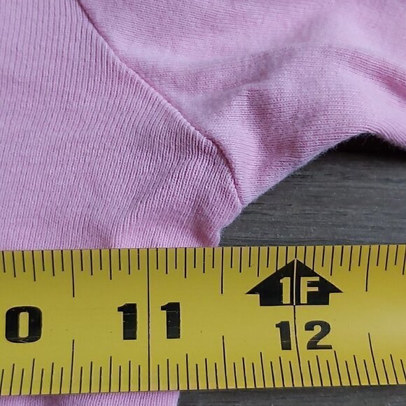 HELLO Kitty Girls Pink 100% Cotton Graphic Long Sleeved Pajama Top - Size 8Y - Picture 4 of 7